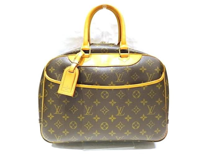 Louis Vuitton Deauville Brown Cloth  ref.675280