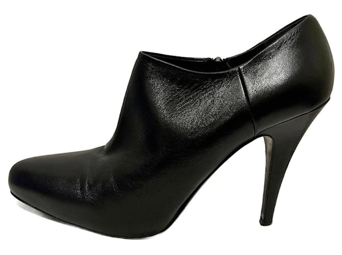 Prada ankle boots with side zip Black Leather  ref.675332