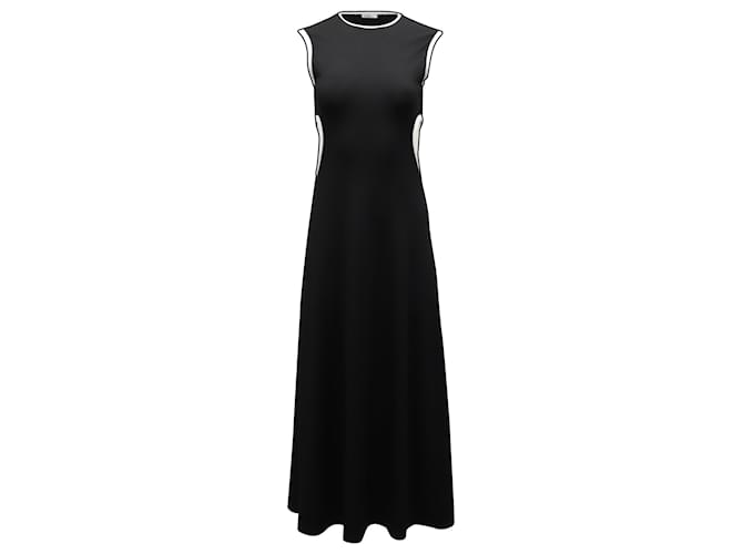 Autre Marque Christopher Esber Negative Space Rib Maxi Dress in Black Polyester  ref.675490
