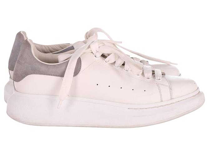 Alexander Mcqueen Larry Sneakers in White Leather   ref.675494