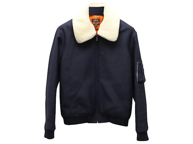 APC Manchester Jacket in Blue Cotton  ref.675672
