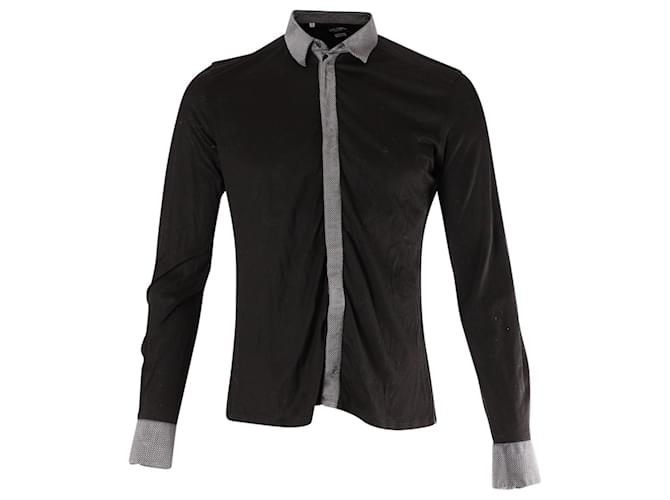 Camisa Dolce & Gabbana de algodón negro con botones  ref.675683