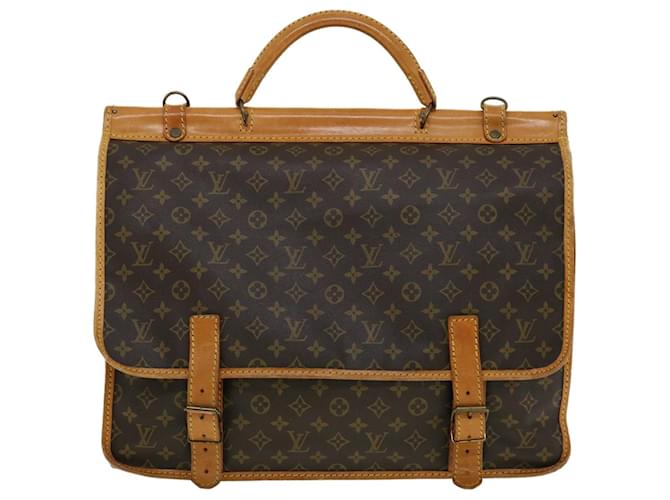 Louis Vuitton Kleber Brown Cloth  ref.675869