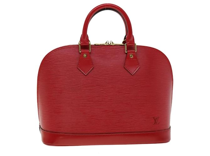 Louis Vuitton Alma Red Leather  ref.675880