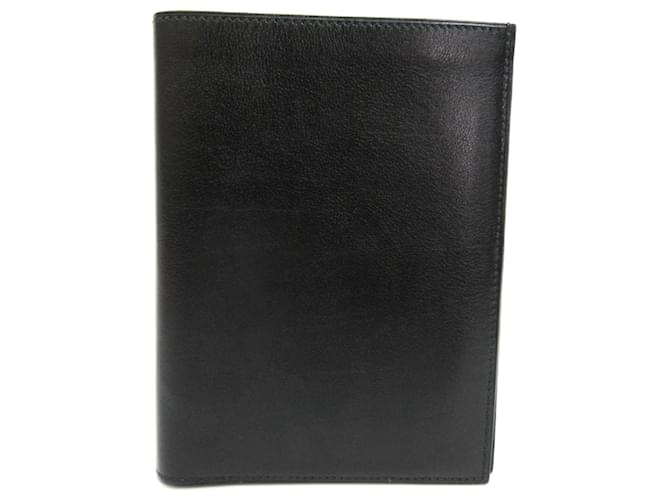 Hermès -- Black Leather  ref.676121