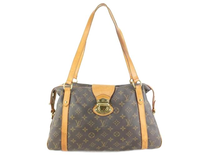 Louis Vuitton Monogram Stresa PM Bowler Shoulder Bag Leather  ref.676268