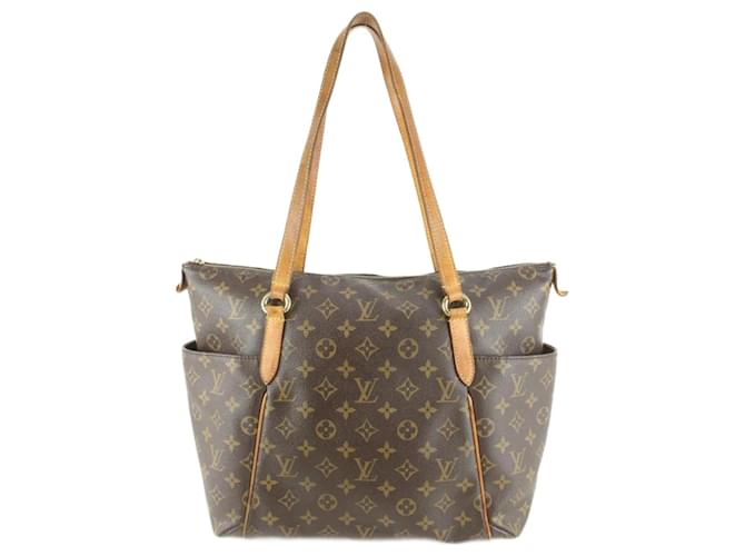 Louis Vuitton Monogram Totally MM Zip Tote Bag Leather  ref.676274