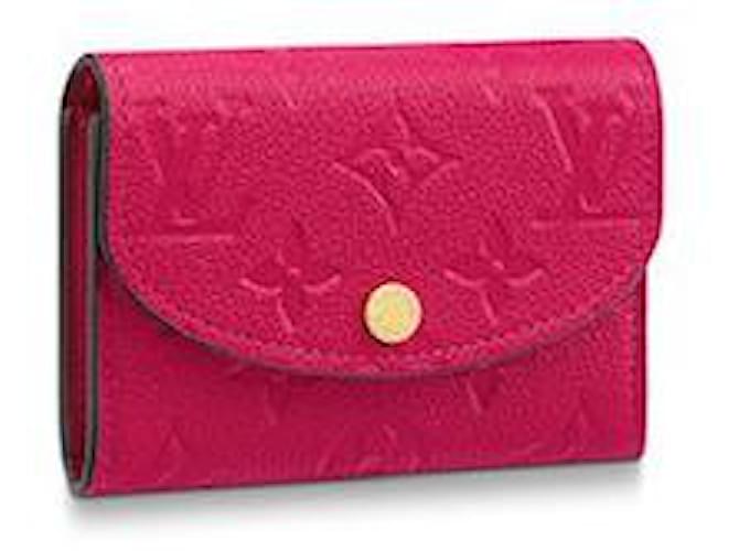 Louis Vuitton LV Rosalie nuevo pondichery rosa Fucsia Cuero  ref.676536