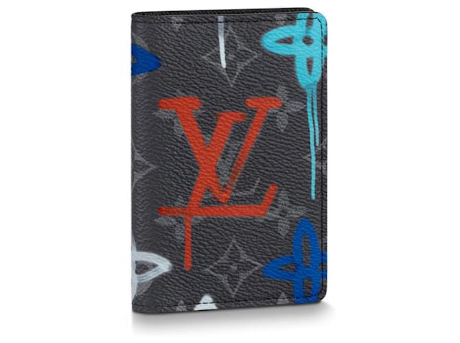 Louis Vuitton Multiple Wallet Monogram Shadow Navy Blue