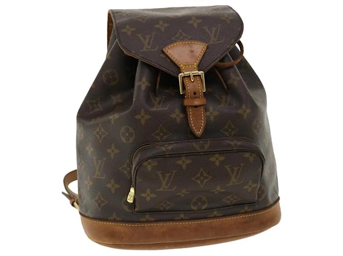 LOUIS VUITTON Monogram Montsouris MM Backpack M51136 LV Auth 48658