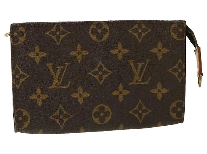LOUIS VUITTON Monogram Bucket PM Accessory Pouch LV Auth ar7672