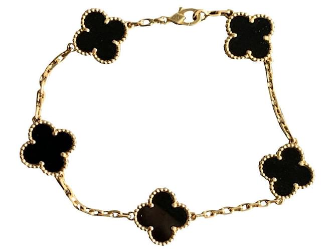 Van Cleef & Arpels Vintage Alhambra Yellow Gold Bracelet