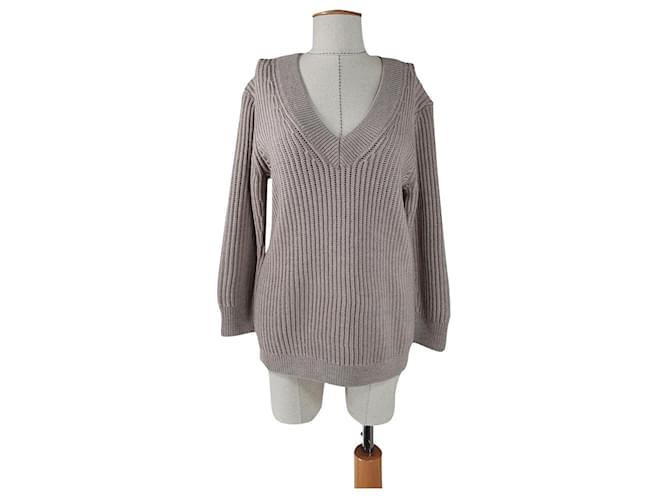 Autre Marque Knitwear Beige Wool  ref.677130