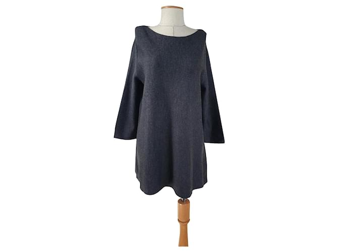 Cos Knitwear Grey Wool Polyamide  ref.677131