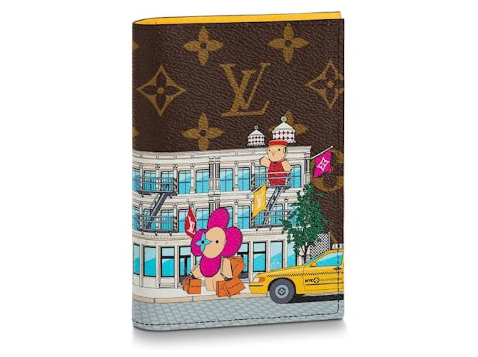Louis Vuitton Capa do passaporte LV Nova York Multicor  ref.677147