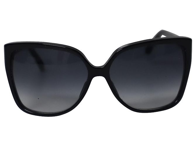 Gucci Classic Square Sunglasses in Black Acetate