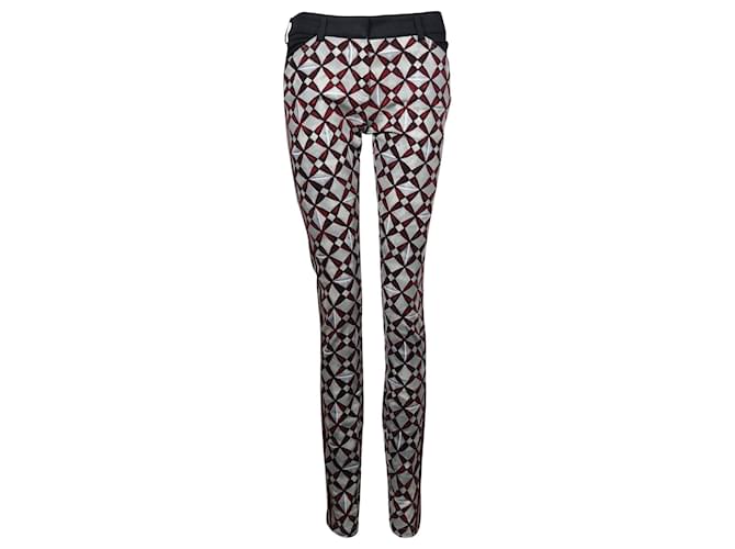 Pantalones con estampado geométrico en algodón gris de Balenciaga  ref.677558