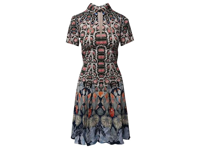 Temperley London Printed Fit and Flare Midi Dress in Multicolor Polyester   ref.677575