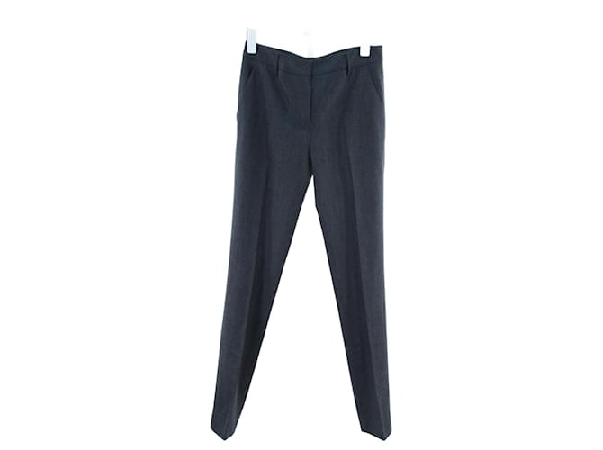 Prada pants 38 Grey Wool  ref.677653