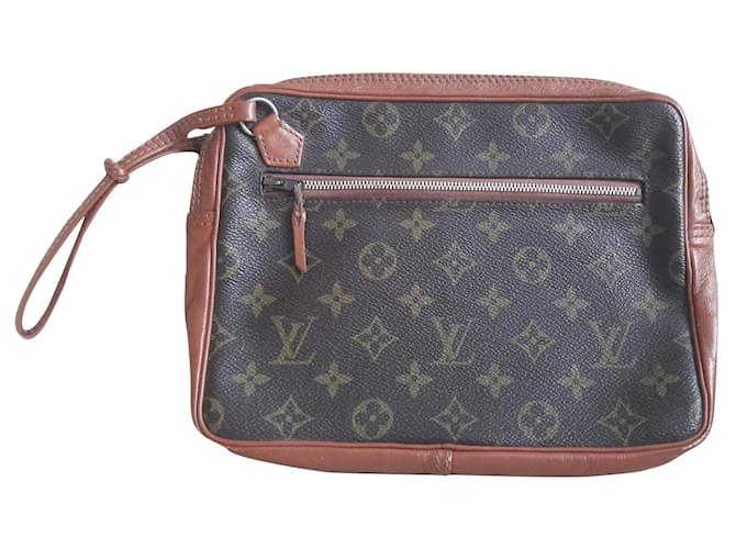 Louis Vuitton Sacs Porte-documents Cuir Marron  ref.677837