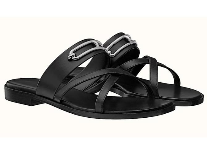 Hermes Men's Leather Sandals - Hermes Men's Designer Sandals - Leather  Sandals