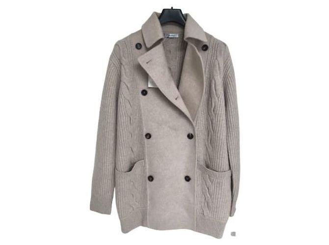 Pull Max Mara en laine beige