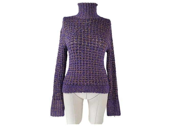 Versace Jeans Couture Polo Pullover Lila 