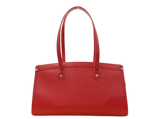 Louis Vuitton Madelaine Red Leather  ref.678579