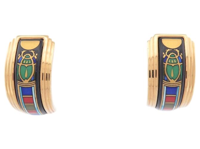 Autre Marque NINE EARRINGS MICHAELA FREY FREYWILLE EGYPT SCARABEE EARRINGS Golden  ref.678758