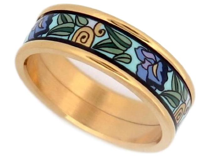 Autre Marque NINE RING MICHAELA FREY FREYWILLE ULTRA FLOWER T 53 EMAILLE-GOLD-EMAILLE-RING Golden  ref.678762