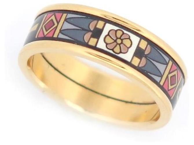 Autre Marque NINE RING MICHAELA FREY FREYWILLE ULTRA EGYPT T 53 ENAMEL GOLD ENAMEL RING Golden  ref.678765