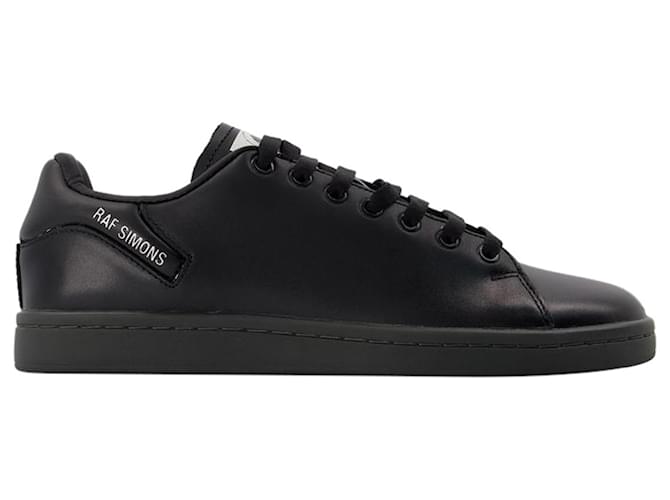 Raf Simons Orion Sneakers aus schwarzem Leder  ref.679027