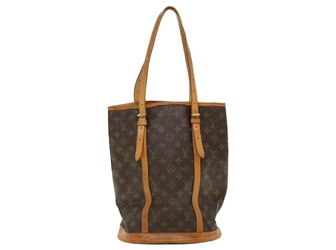 Louis Vuitton Bucket Brown Cloth  ref.679277