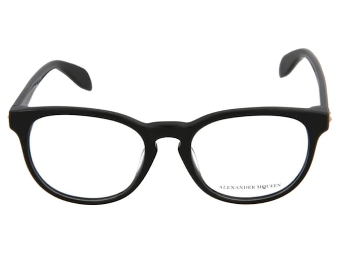 Alexander McQueen Round-Frame Optical Glasses Acetate Cellulose fibre  ref.679401
