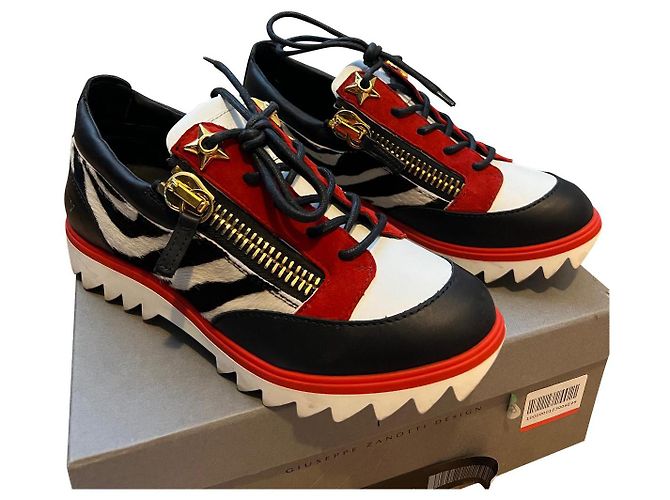 Sneakers Giuseppe Zanotti in pelle multicolore