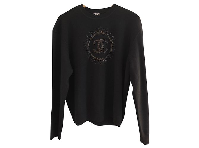 Chanel Uniform Schwarz Wolle