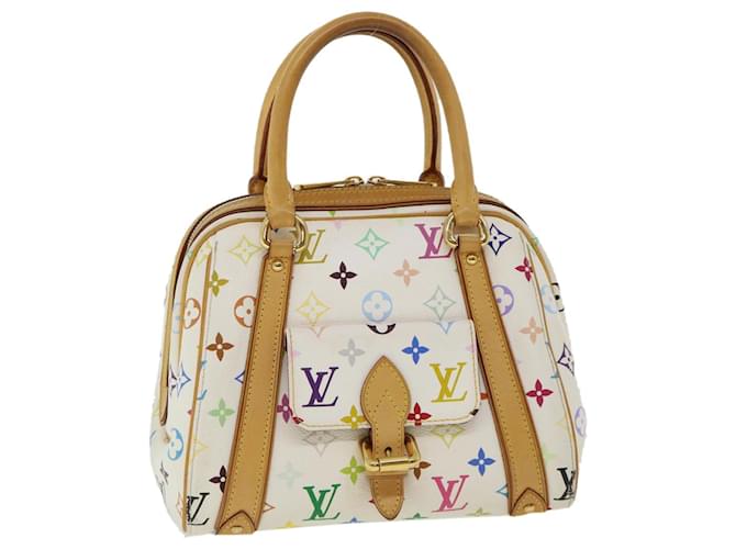 White Louis Vuitton Monogram Multicolore Priscilla Handbag