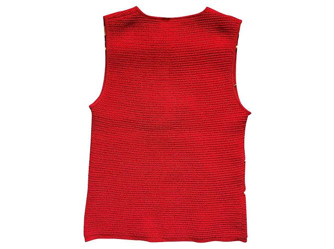 Bottega Veneta Top sem mangas Vermelho