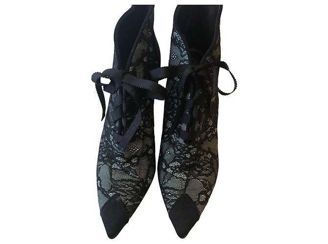 Stella Luna Stiefeletten Schwarz Hellgrün