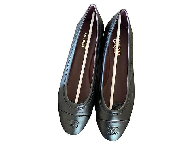 Sapatilhas de ballet Chanel Preto