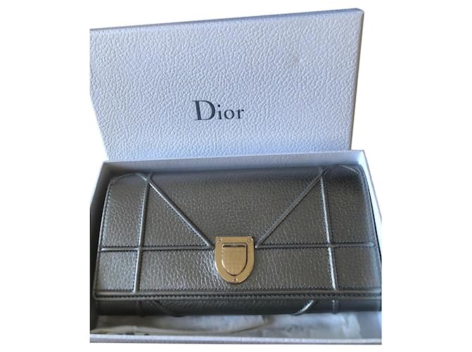 Miss Dior Dior Sacos de embreagem Couro  ref.680218