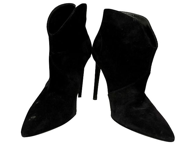 Saint Laurent Janice Stiefeletten mit hohem Absatz Schwarz