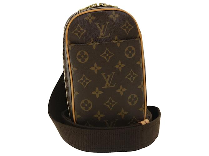 Louis Vuitton Pochette Gange Brown Cloth ref.680331 - Joli Closet