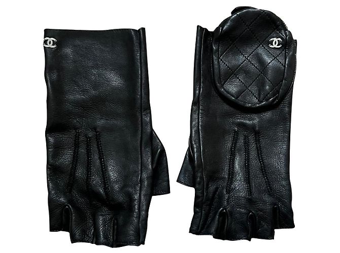 Chanel Guanti Nero