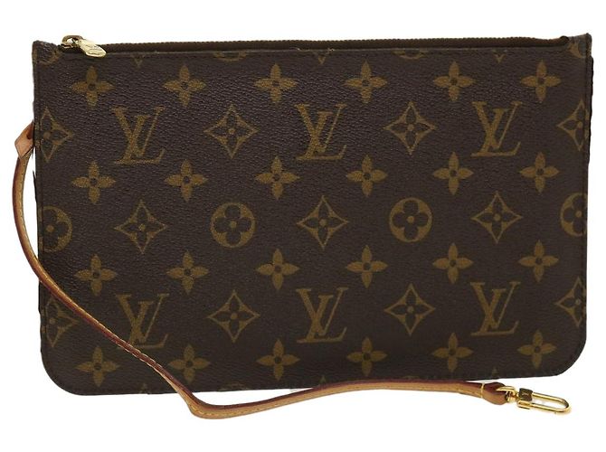 LOUIS VUITTON Monogram Neverfull MM Accessory Pouch LV Auth 31675