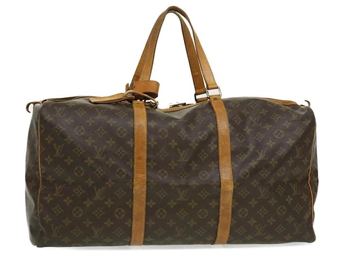 Louis Vuitton Monogram Sac Souple 55 Boston Bag M41622 LV Auth hs1119 Cloth  ref.680457 - Joli Closet