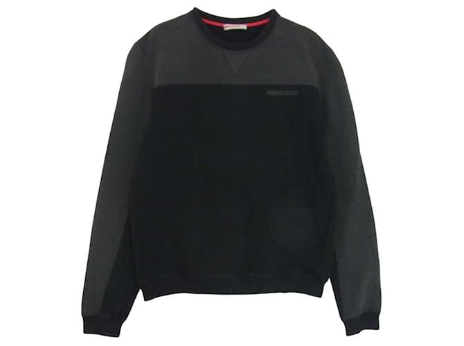 *Sweat-shirt ras du cou Prada SPORTS noir série S Coton  ref.680514