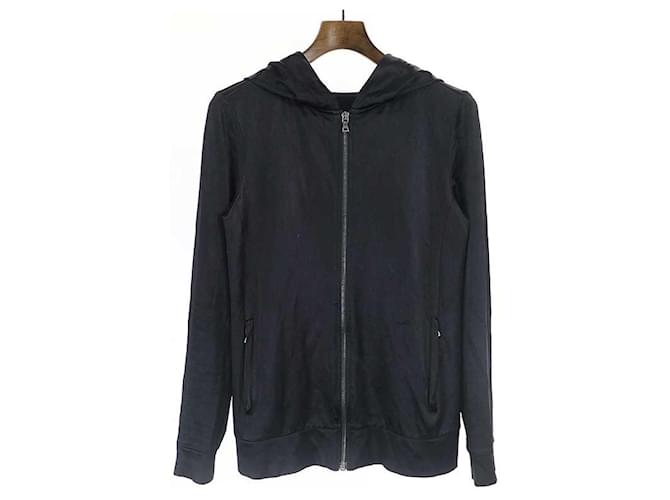 *PRADA zip-up hoodie black S men's Viscose  ref.680515