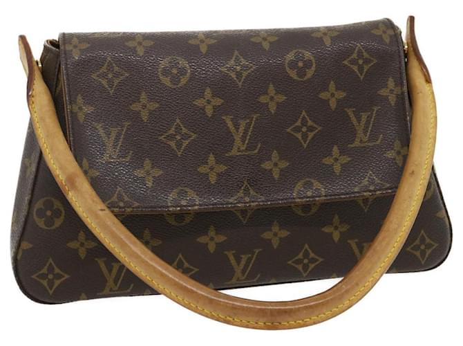 LOUIS VUITTON Monogram Mini Looping Shoulder Bag M51147 LV Auth