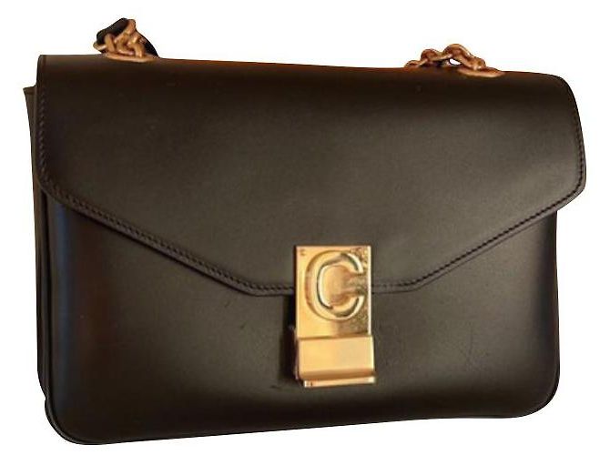 Borsa a mano Céline in pelle nera Nero